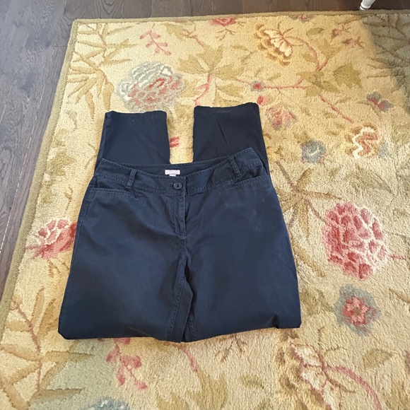 J. Jill Cotton Stretch High Rise Pants – Size 12 – Navy – EUC - Picture 4 of 6